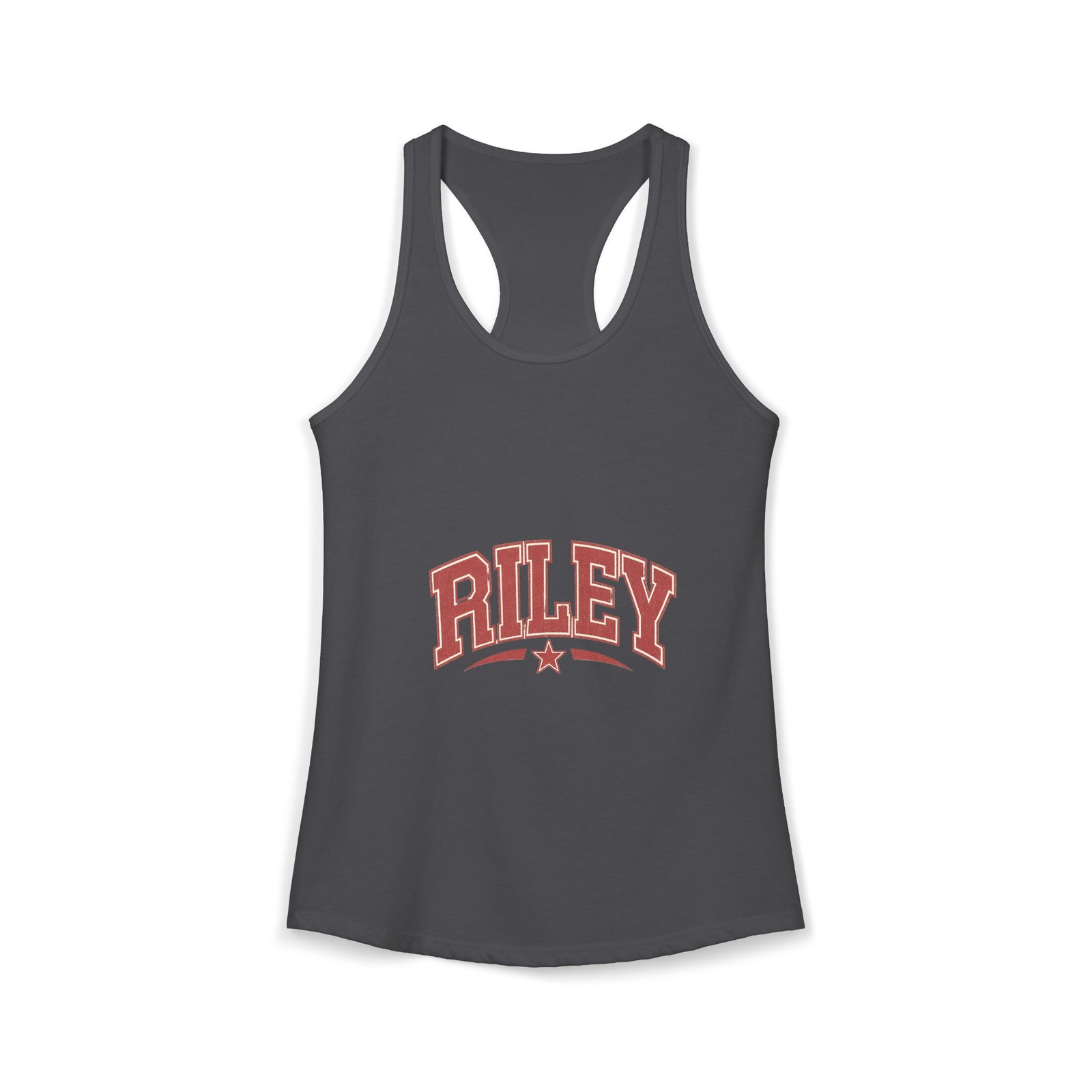 Women’s Riley Vibe Racerback Tank Top Pop Culture Made in USA