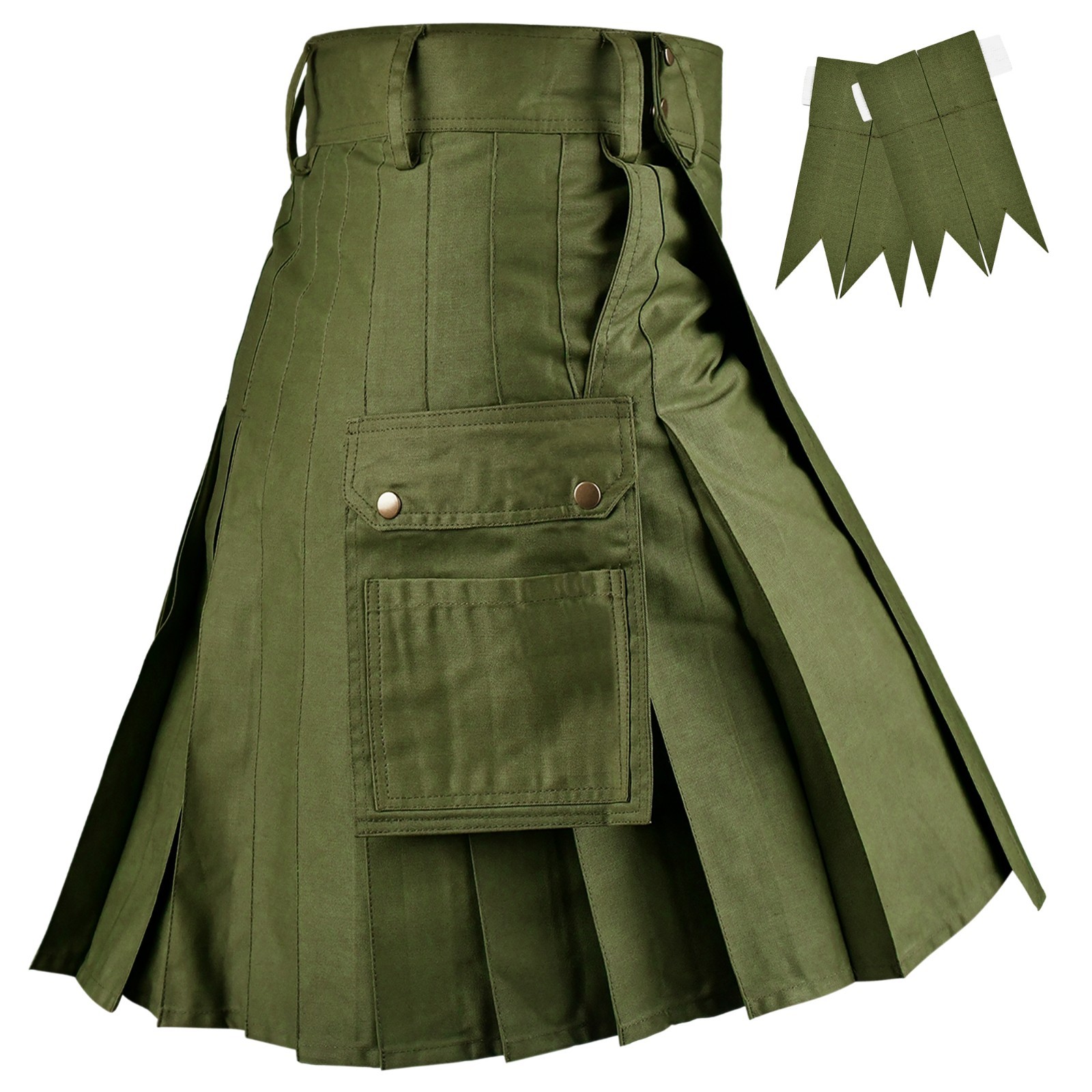 Mens Scottish Phantom utility kilts for men Traditional Kilts with Cargo Pockets