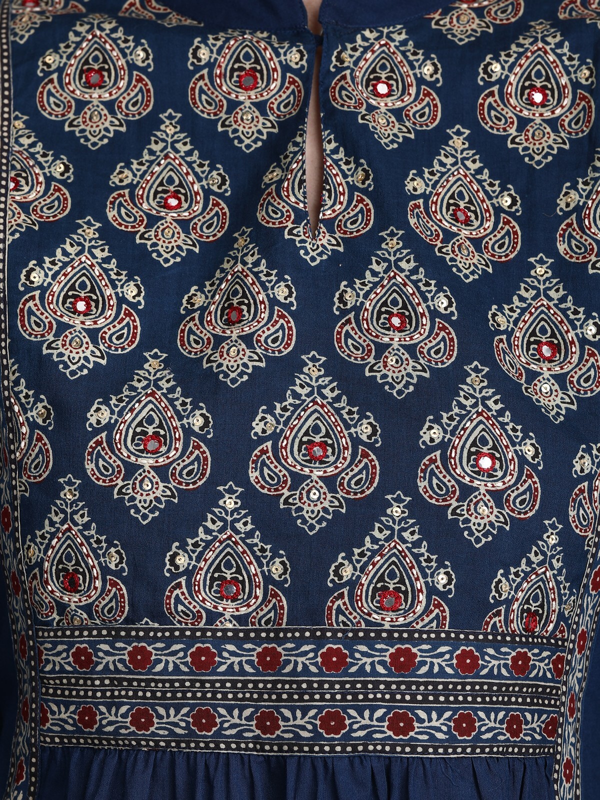Women Designer A- Line kurta Top , Cotton Straight Kurti Indian wear