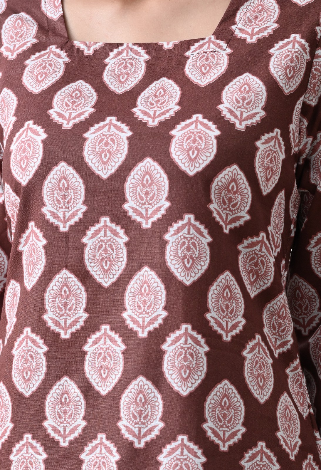Ethnic Girls Daily wear Short kurti/Cotton Floral Printed Casual Kurti Tunic Top