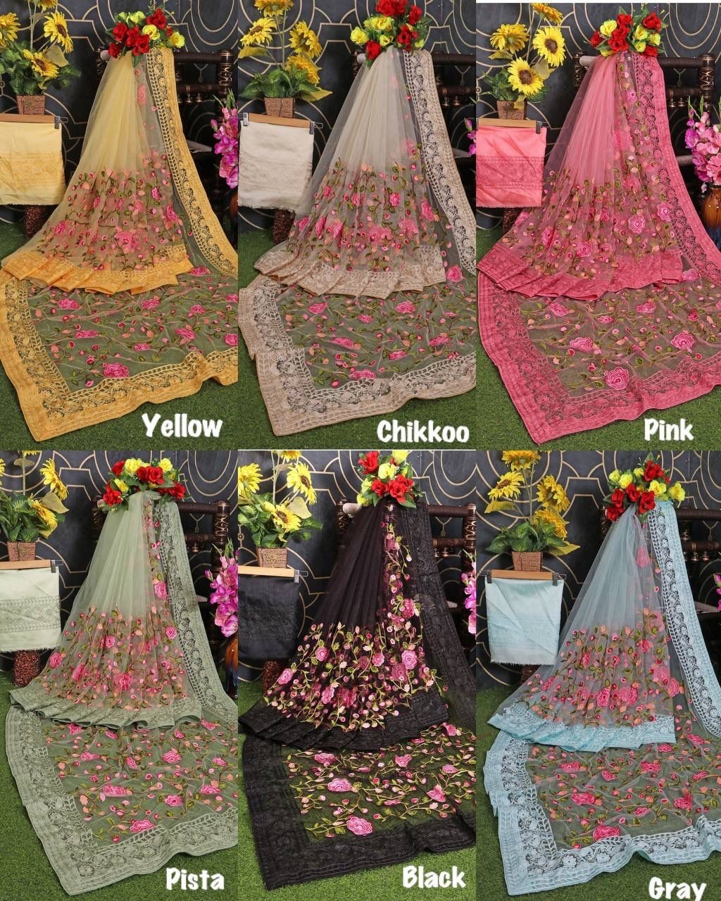 SAREE BLOUSE INDIAN NEW SARI PAKISTANI WEDDING DESIGNER BOLLYWOOD PARTY WEAR