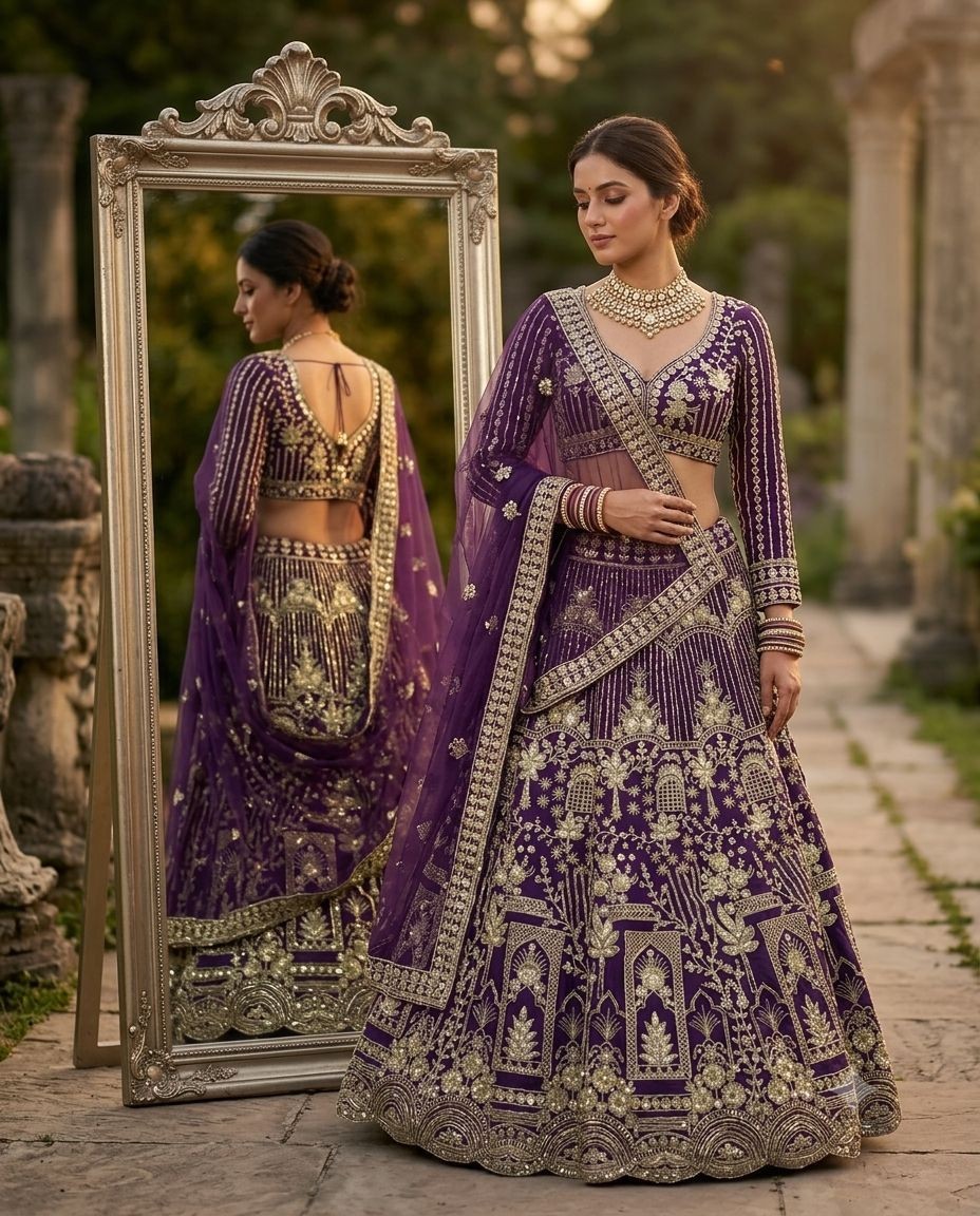 INDIAN BRIDAL LEHENGA CHOLI PARTY WEAR CHOLI LEHNGA BOLLYWOOD DESIGNER DRESS EID