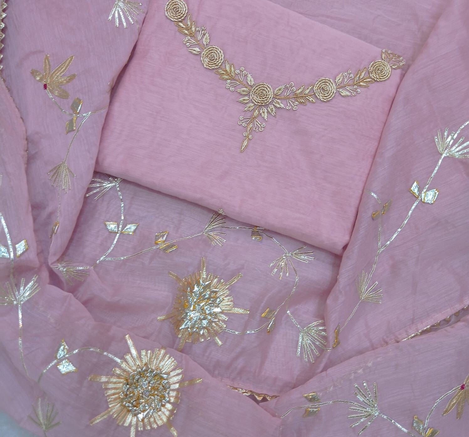 Salwar Kameez Gotta Patti New Fancy Bollywood Unstitched Indian Designer Wedding