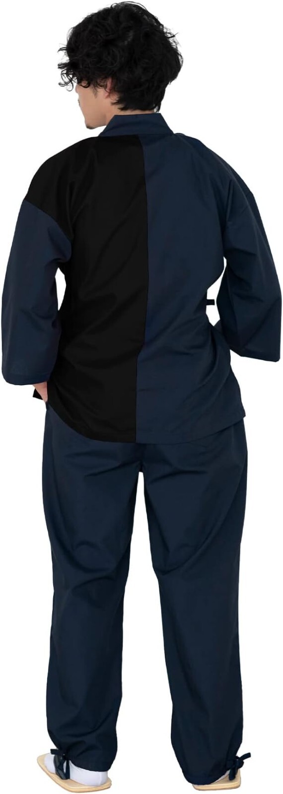 Japanese Traditional Samue Workwear Bicolor Relaxing New From Japan