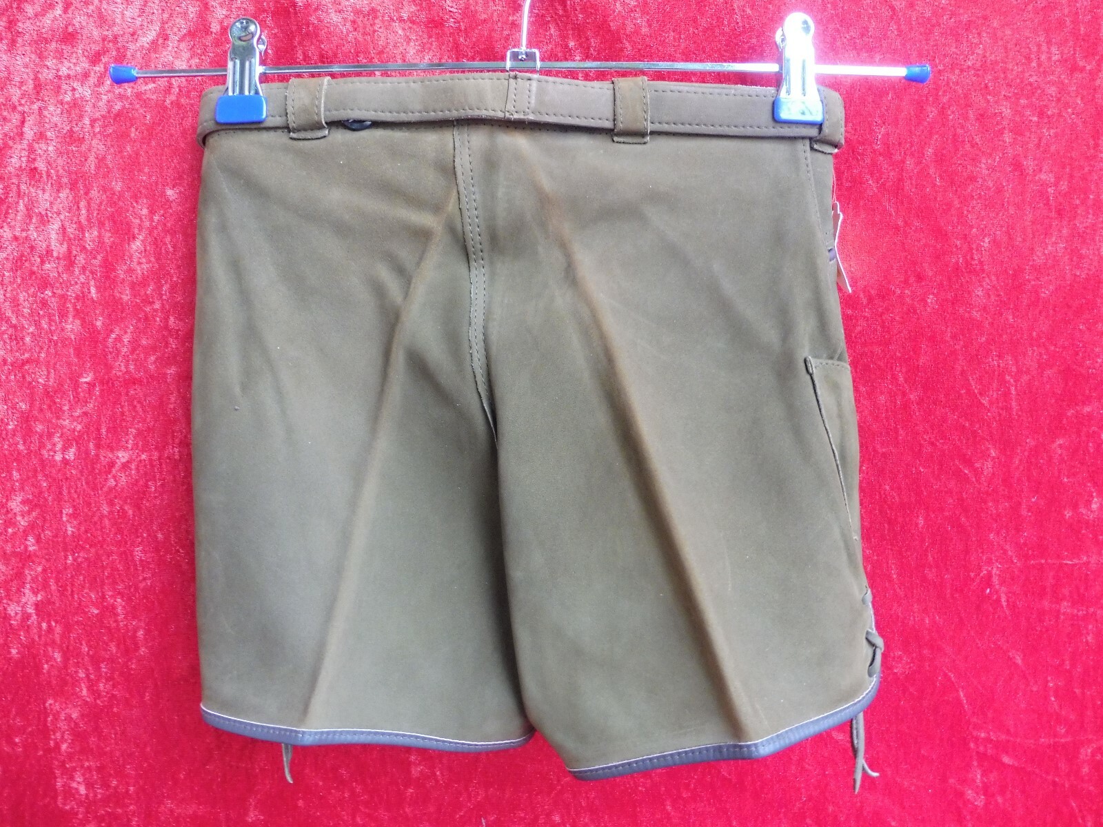 High-Quality Leather Pants, Size 4 / 104, Made in Germany, Short Pants, Children