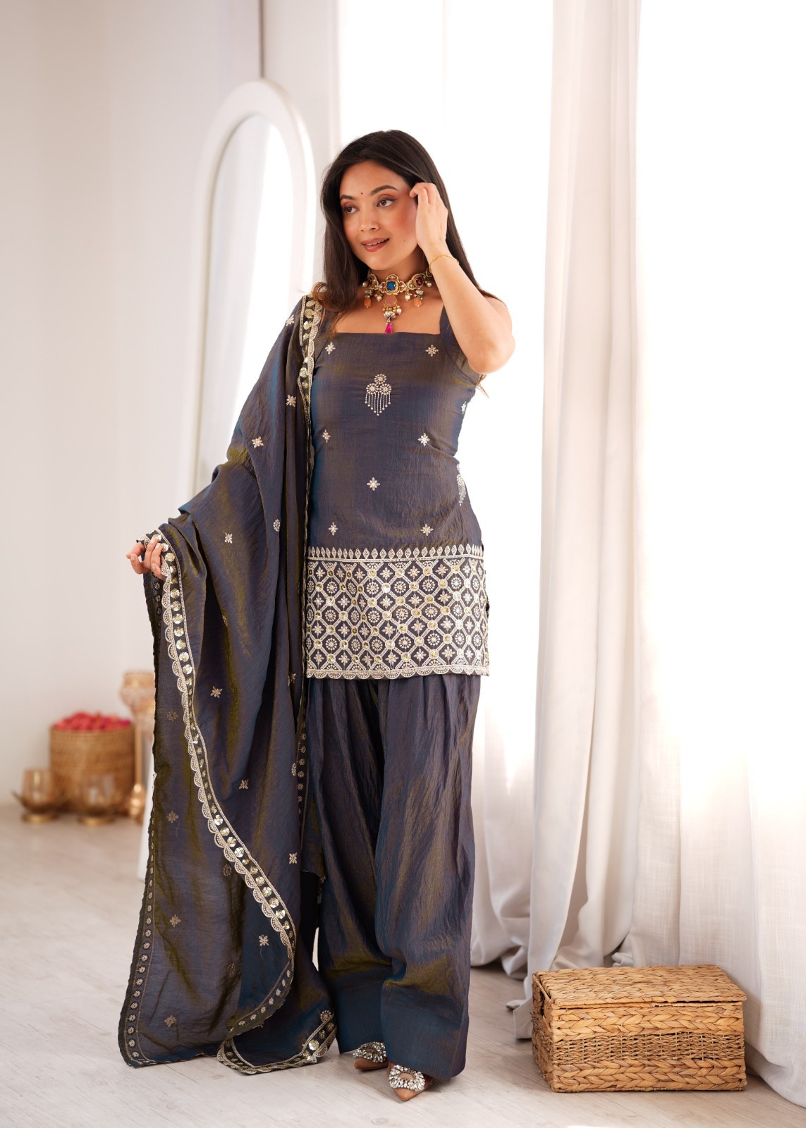 Pakistani Farshi Salwar Kameez Ready To Wear Dress Suits Wedding Party Bollywood