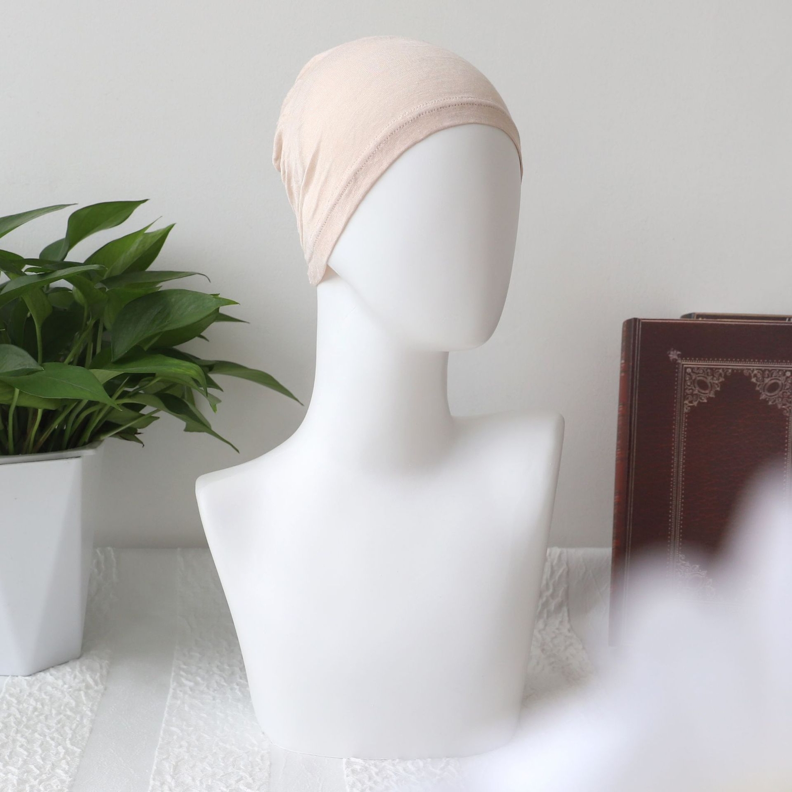 Modal Inner Cap Muslim Hijab Turban Arab Cap Arab Elasticity Bonnet Care Hat