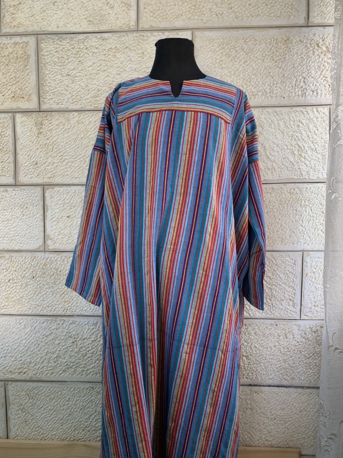 Men’s Long Sleeve Muslim Clothing Saudi Jubba Arab Kaftan Thobe Kaftan Gown Robe