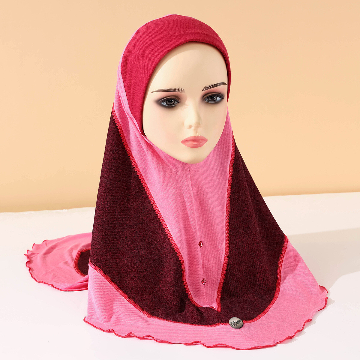Fashion Women Scarf Muslim Wear Directly Instant Hijab Indian Patchwork Turban
