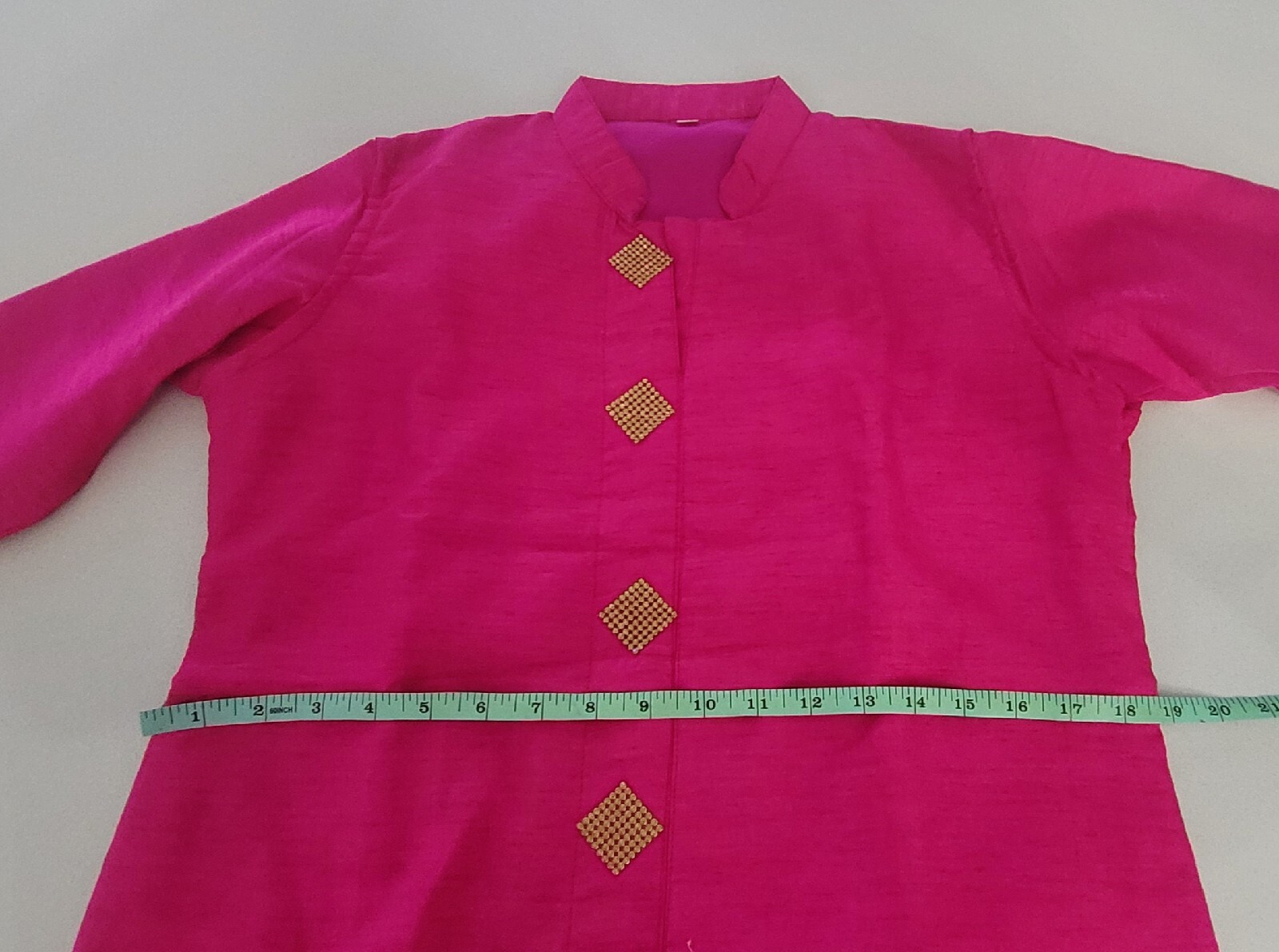 Hot Pink Kurta/ kurti, Simple, Great For Haldi Function- 1 piece