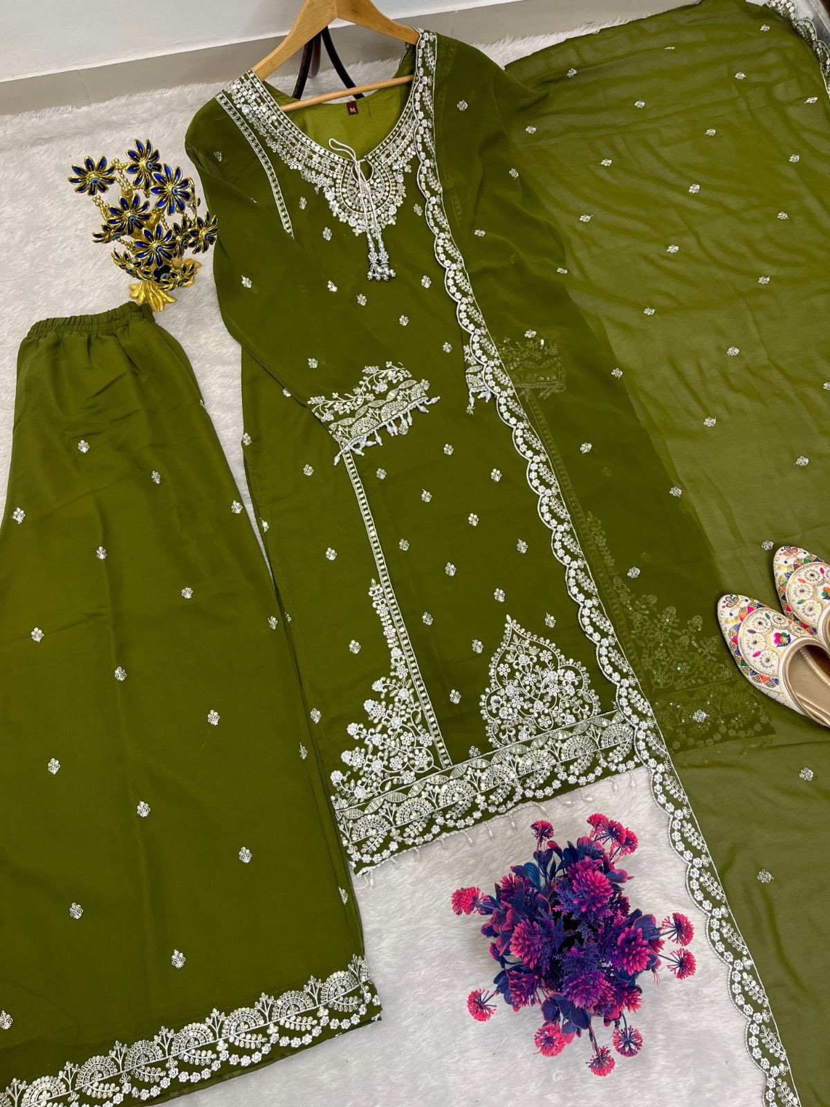 LEHENGA CHOLI INDIAN BOLLYWOOD WEDDING PARTY PAKISTANI WEAR READYMADE