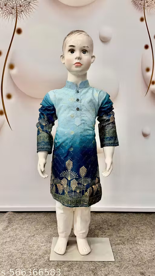 TRADITIONAL KIDS ETHNIC Boys Printed Kurta Pyjama Set|Digital PRINTED KURTA SET