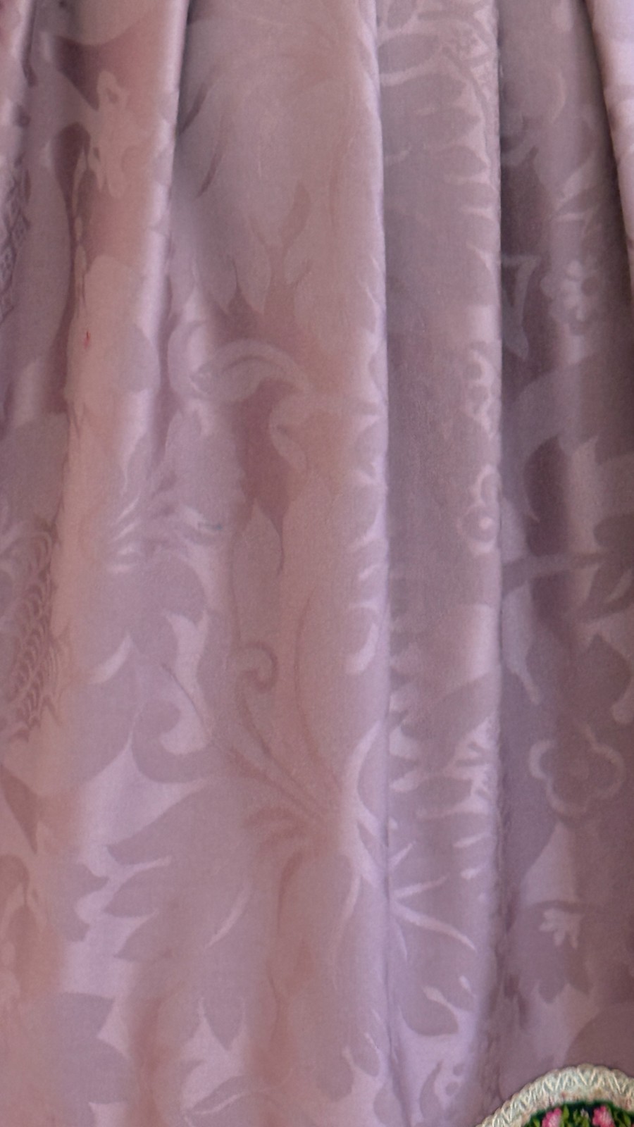 Gorgeous Lilac M-XL NORWEGIAN BUNAD FESTDRAKT Tyrihans silk scarf white shirt?