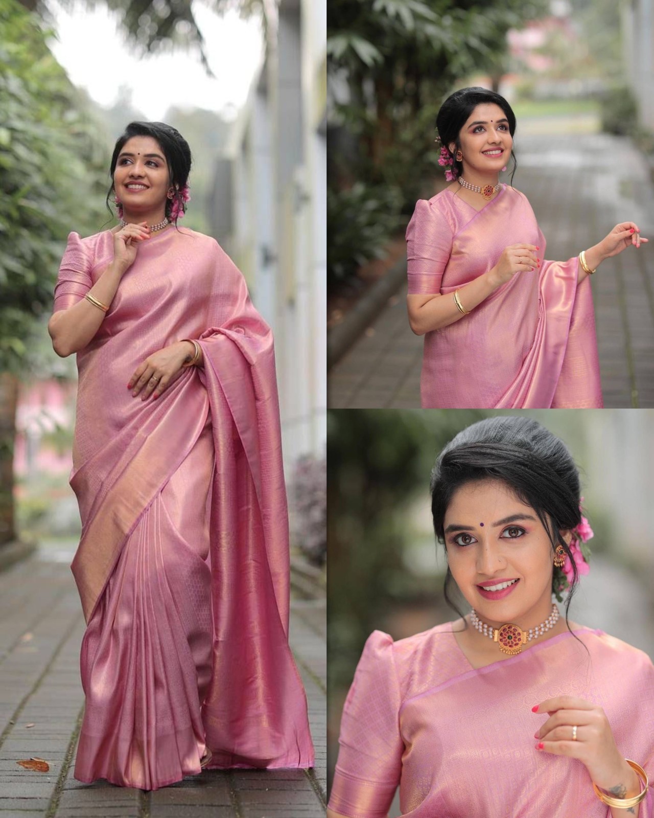 New Designer Mul Cotton Fabric Saree With Blouse For Indian Functional Wear