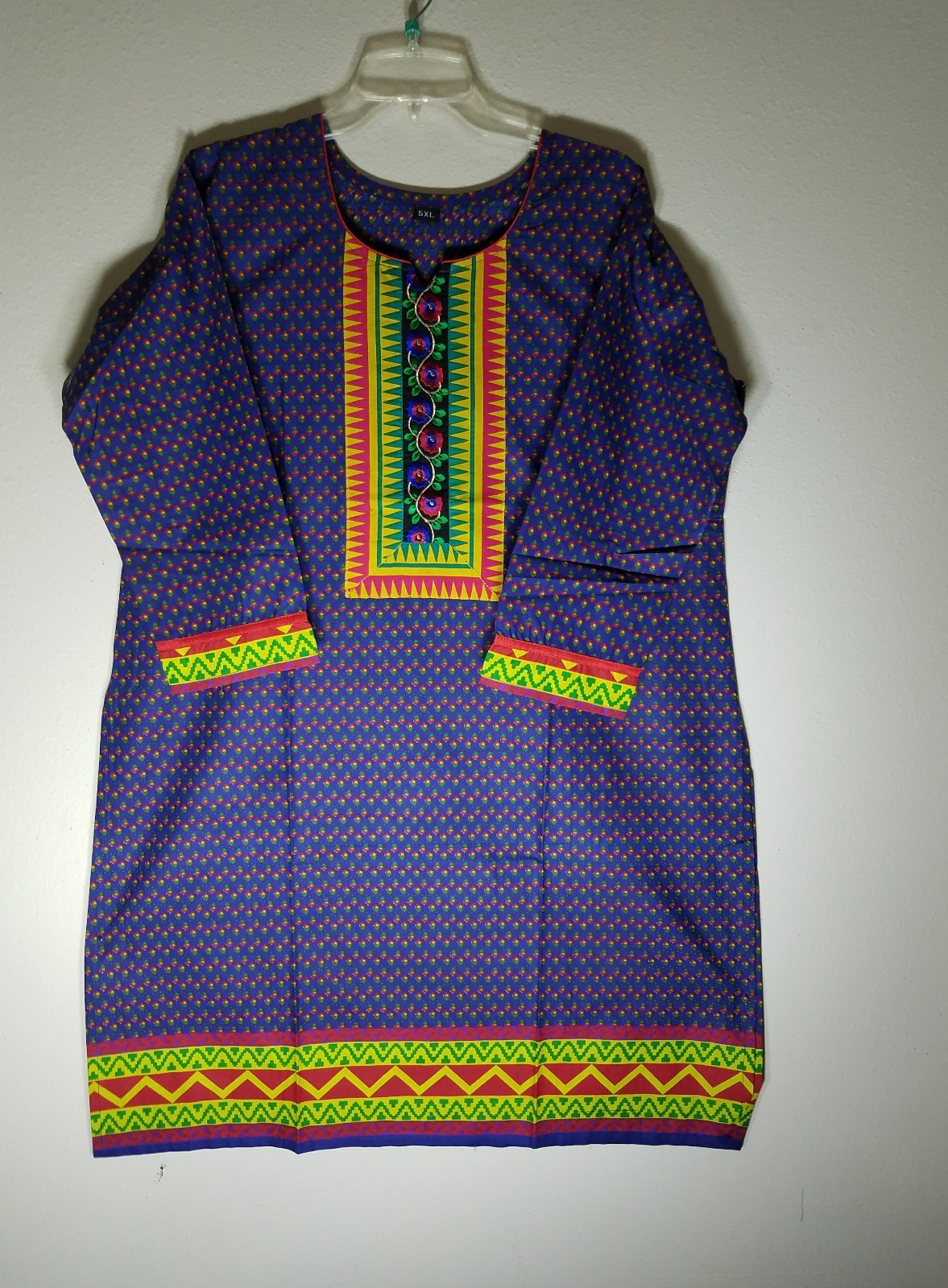 INDIAN ETHNIC WEAR BEAUTIFULL KURTI WITH BTFL WORK DONE SIZE 53″ 3XL.