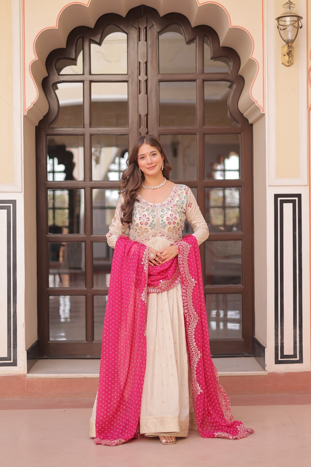 Designer Indian Ethnic Gown Anarkali Party Wear Wedding Bridal Salwar Suit Women