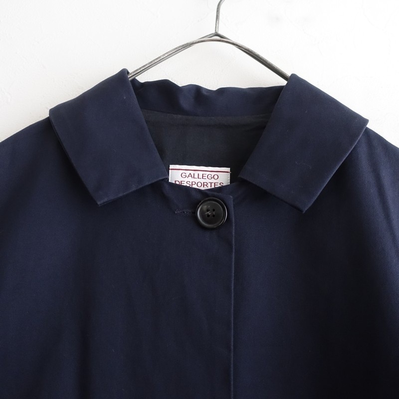 GALLEGO DESPORTES Cotton Twill Stand-Collar Coat (Size S)