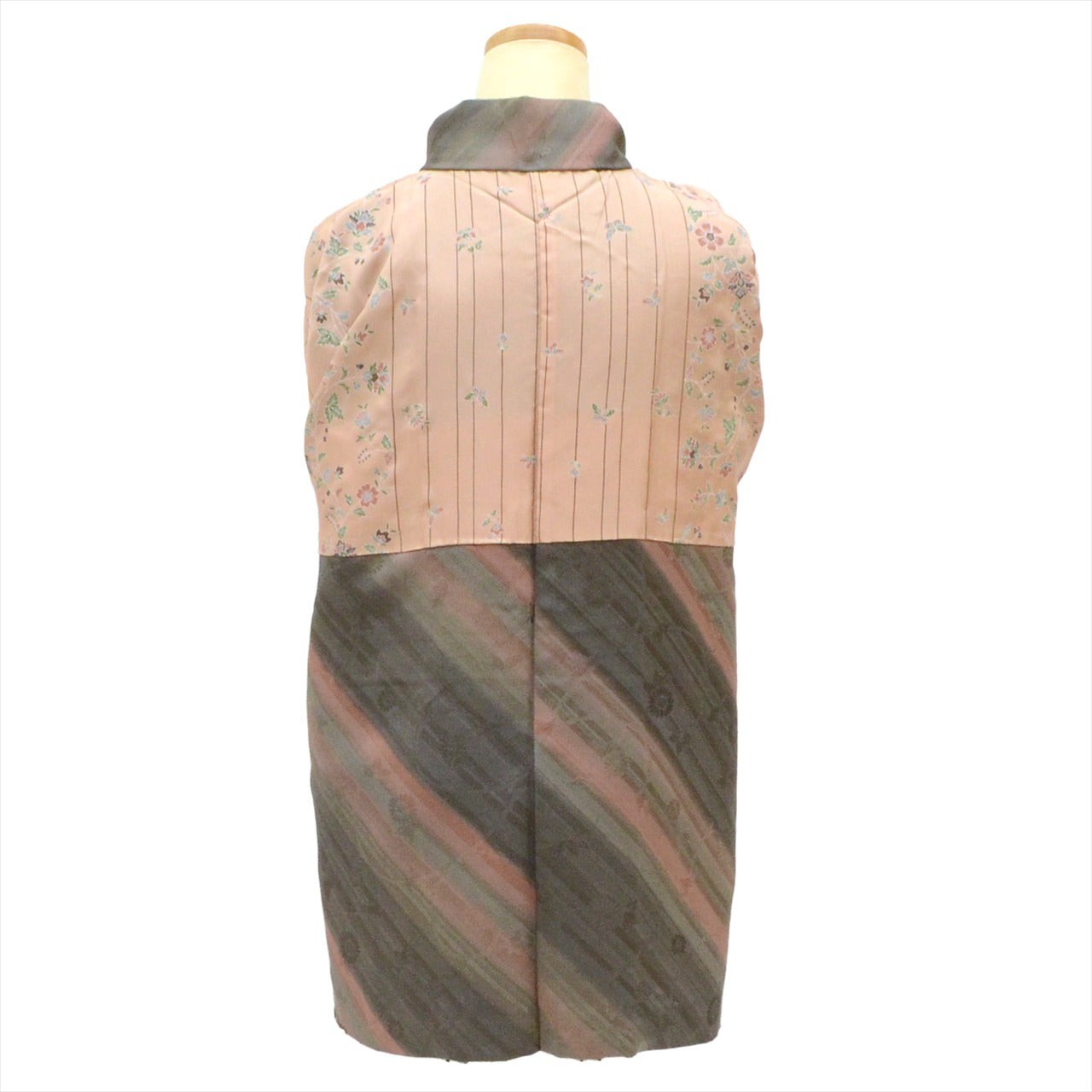 Vintage Japanese Kimono | Haori Jacket | Silk | Gray | tt1718b