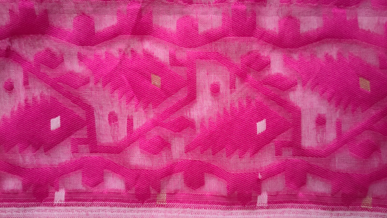 Handwoven Designer Dhakai Jamdani Saree Soft Cotton Saree Pure Cotton Soft Sari