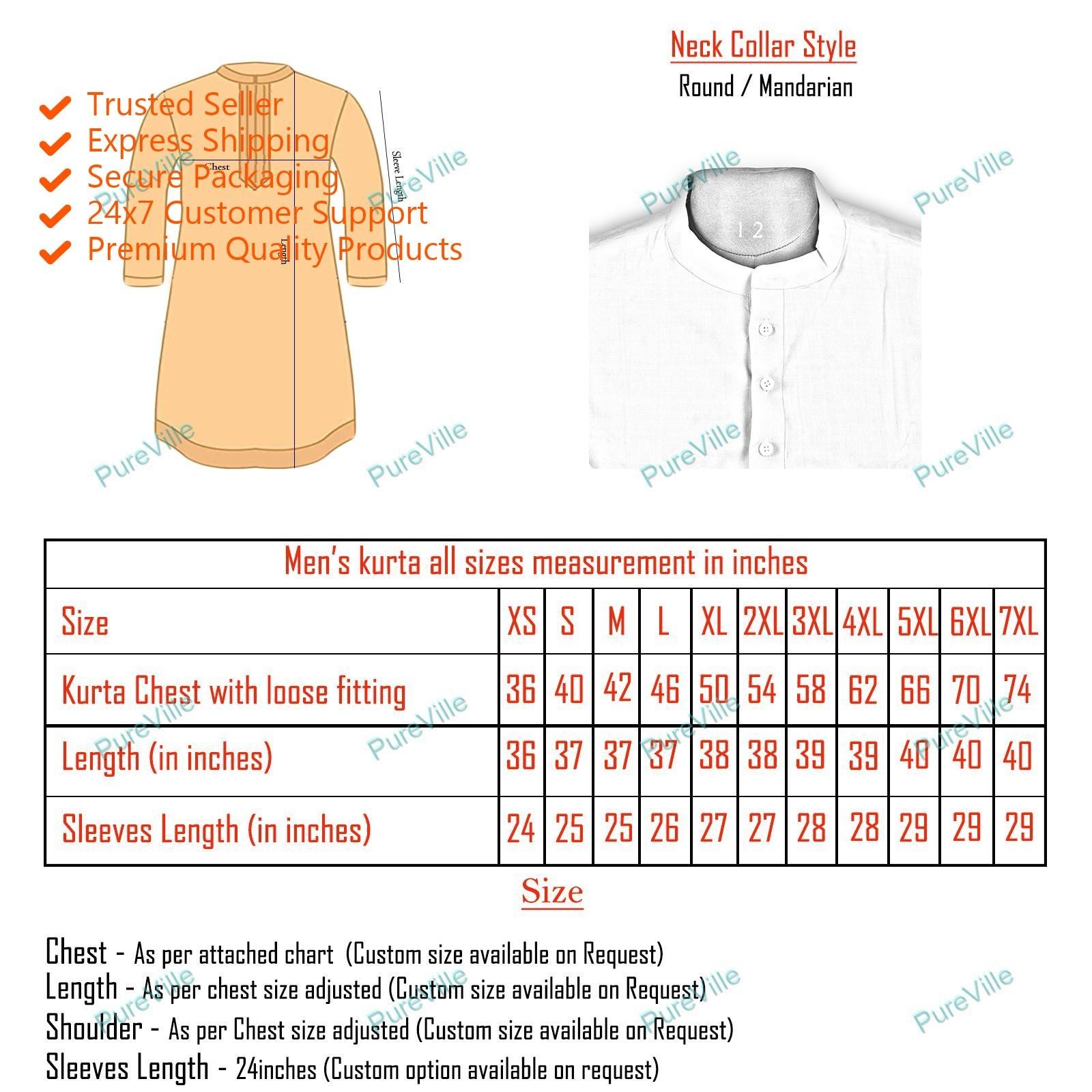 Mens Kurta Hippie Indian Kurta Solid Plain Full Sleeves Casual T Shirt Mens Kurt