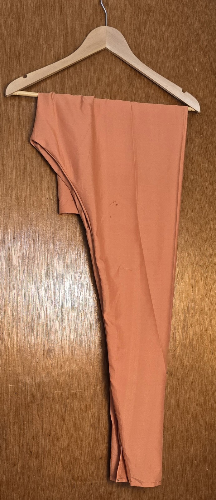Peach Silk Blend Sequin Anarkali SalwarKameez w/Dupatta size 38 removable sleeve