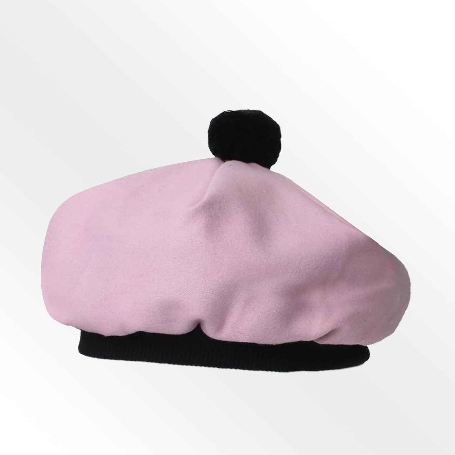 Traditional Scottish Tam O’ Shanter Cap – Wool Tartan Bonnet with Po