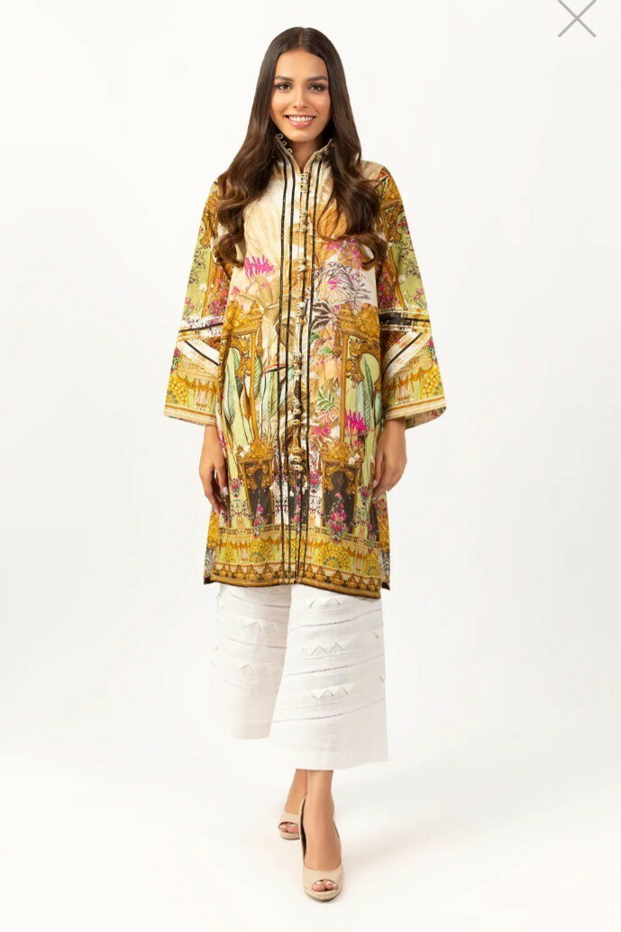 NWT GUL AHMED Lawn Kurti S Pakistani Designer Indian SAFINAZ KHAADI
