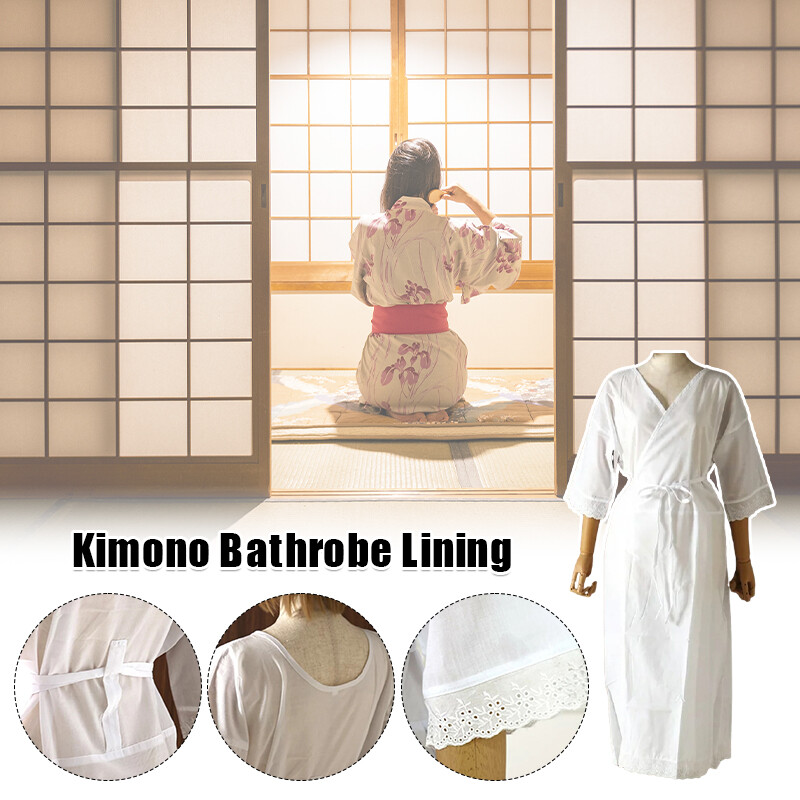 Japanese Kimono Yukata Undergarment Cotton Fabric Lace Lining Soft Underwears