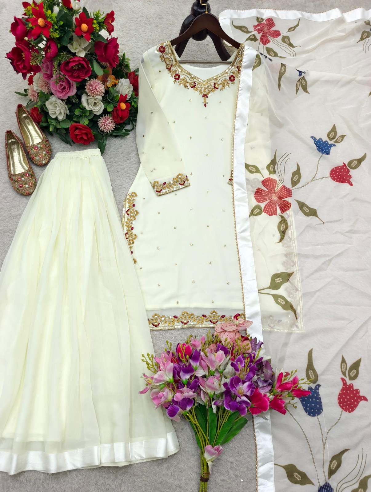 Salwar Kameez Pakistani Indian Wedding Party Wear Dress Bollywood Palazzo Suit