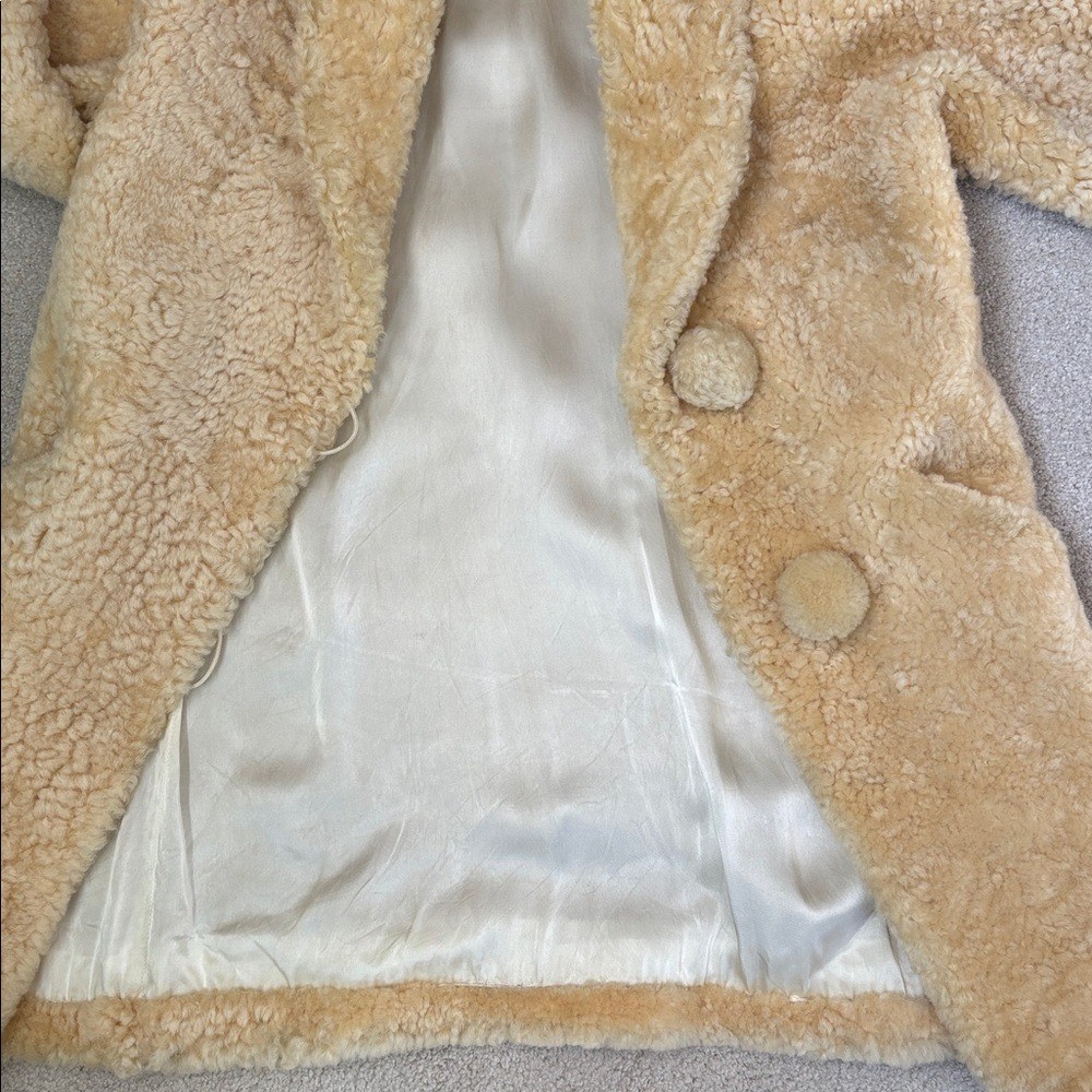 Vintage 50’s Alpine New Zealand Lambswool Sheepskin Sherpa Jacket Womens Small