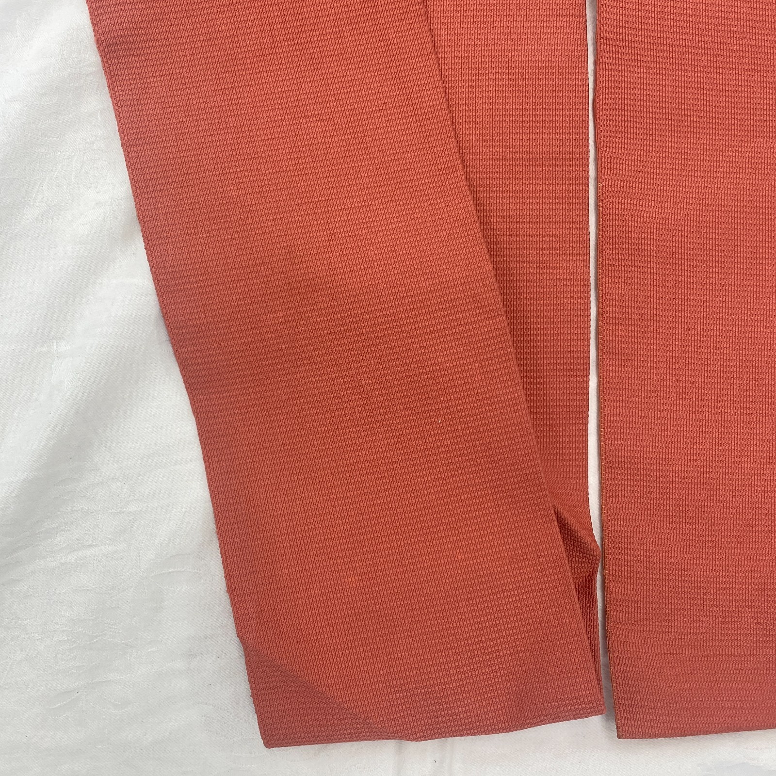 Japanese Vintage Kimono Nagoya Obi Cotton Pink Traditional Authentic 138x 11 in