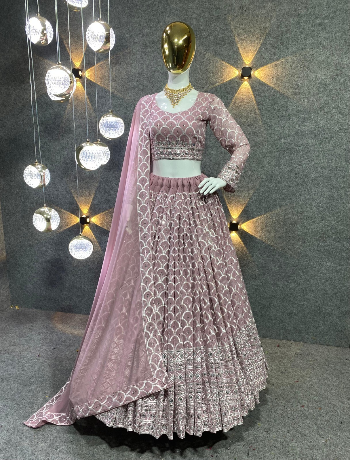 LEHENGA CHOLI INDIAN BOLLYWOOD WEDDING PARTY PAKISTANI WEAR READYMADE