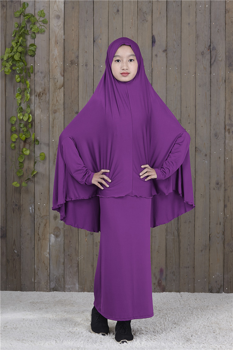 Dubai Muslim Women Prayer Large Overhead Clothes Pullover Hijab Long Maxi Dress