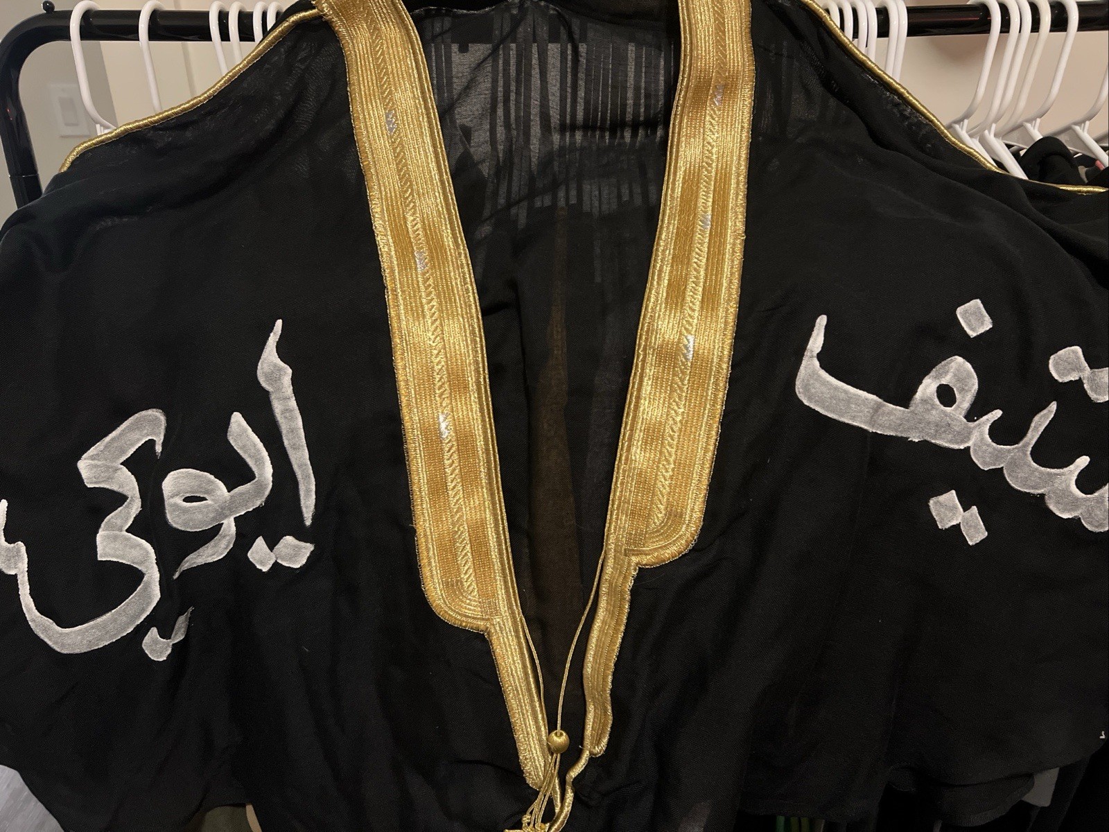 HIGH QUALITY🥇Black BISHT CLOAK