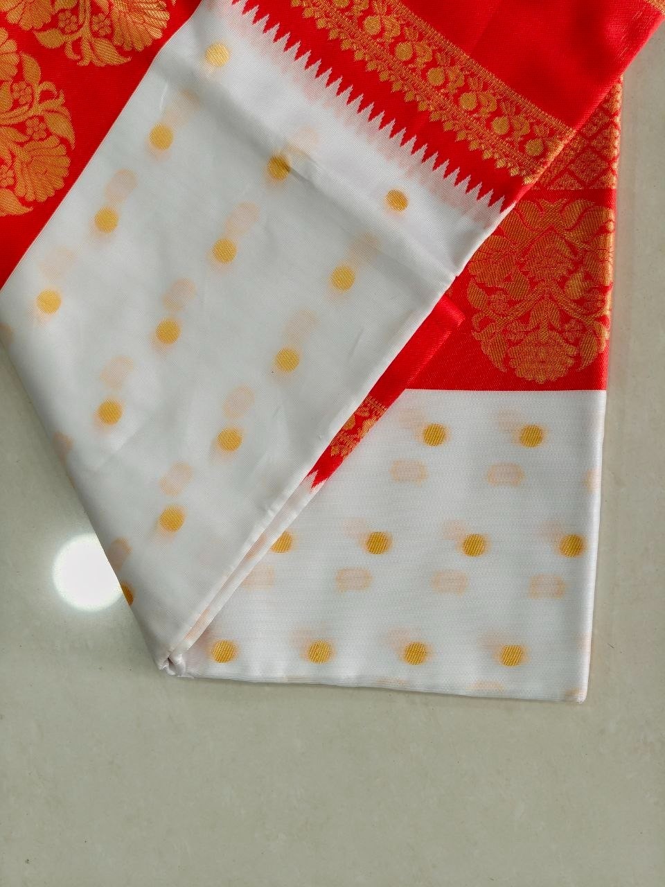 Soft Lichi Silk Saree Jacquard Woven Zari Work Indian Wedding Party Wear Sari