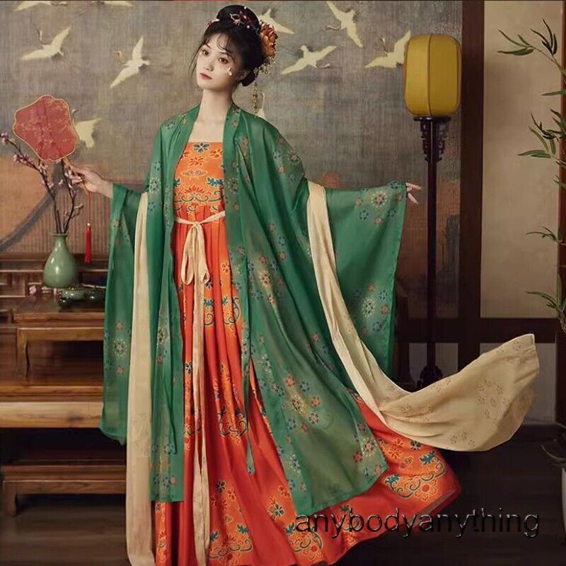 Oriental Costume Tang Dynasty Modern Hanfu Women Chinese Traditional Stage Dance