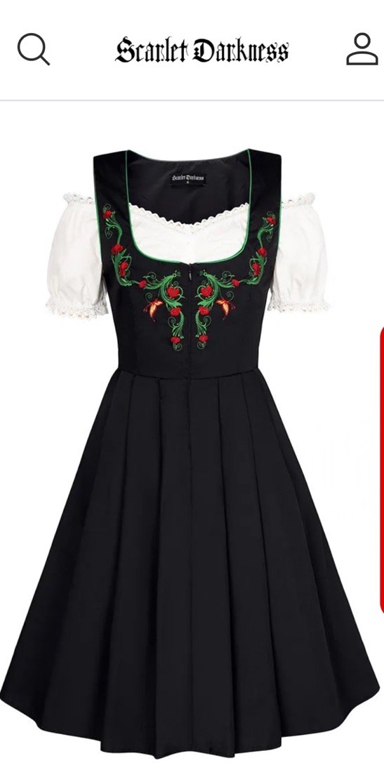 Dirndl Oktoberfest German Beer Fest Bavarian Brewery SM Halloween Carnival