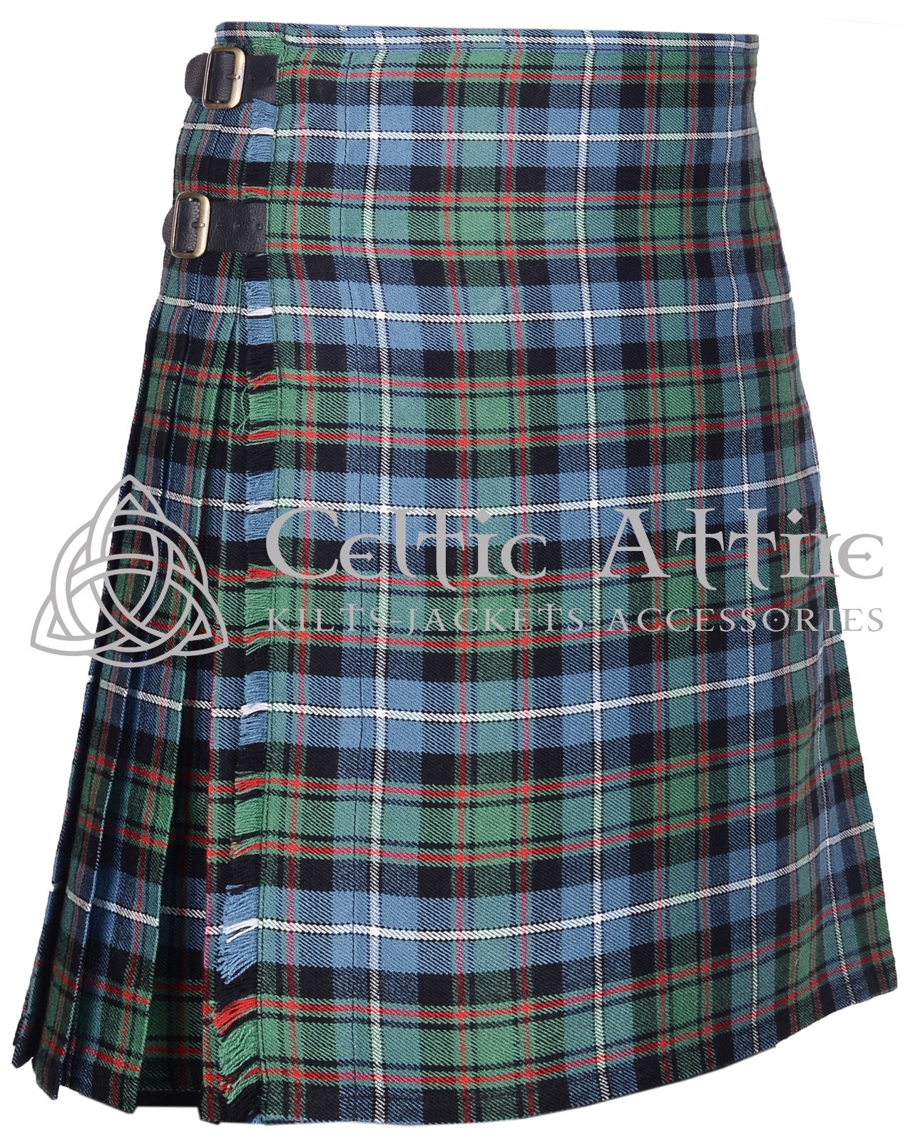 MacRae Ancient Tartan 8 Yard Scottish Kilt – Made to Order By Celtic Attire