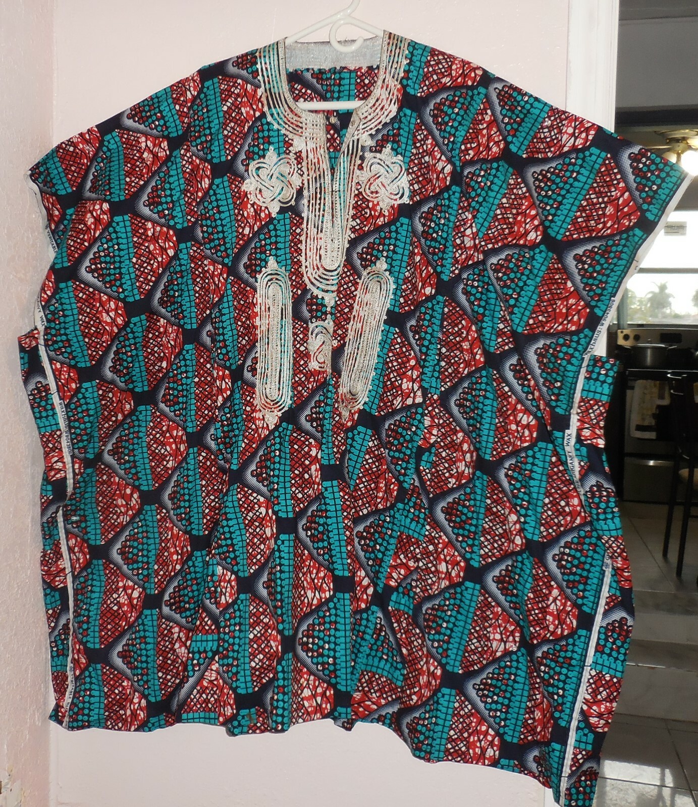 AUTHENTIC BRAND NEW AFRICAN CLOTH BIG DANSHIKI SET FOR MEN IN ANKARA WAX