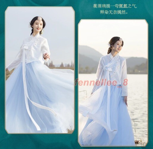 Traditional Korean Clothing Hanbok Dress Women Court Costume Hanbok Mujer Dance