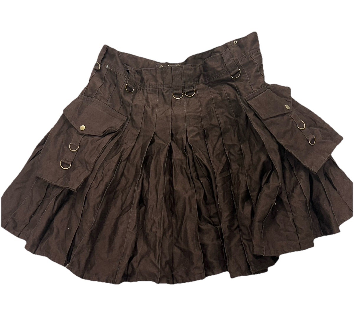 Men Scottish Fashionable Utility Kilt For Men’s 100% Cotton Cargo Pockets Kilt