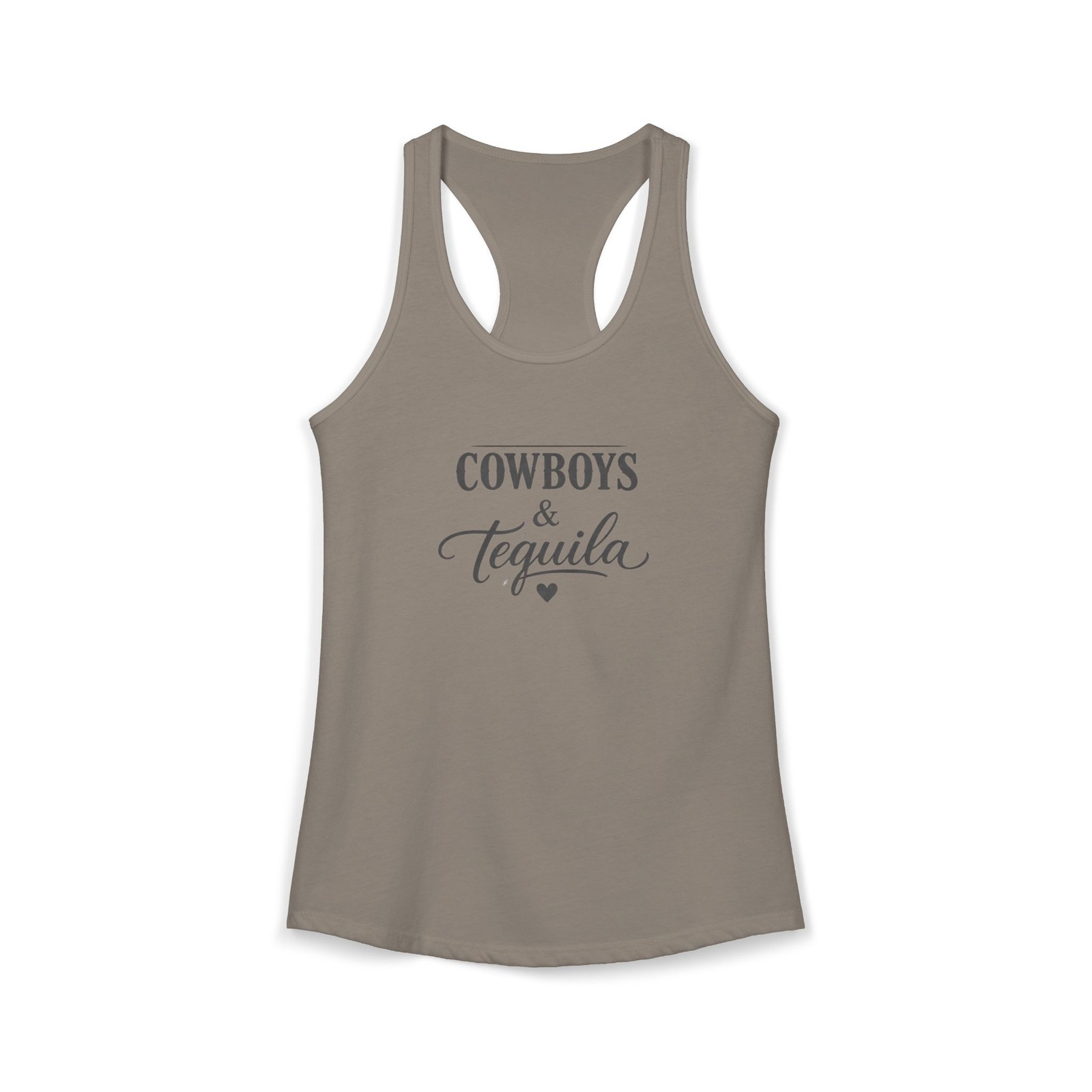 Cowboys and Tequila Racerback Tank