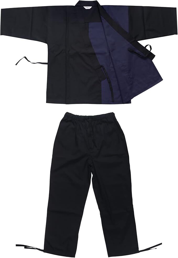 Japanese Traditional Samue Workwear Bicolor Relaxing New From Japan
