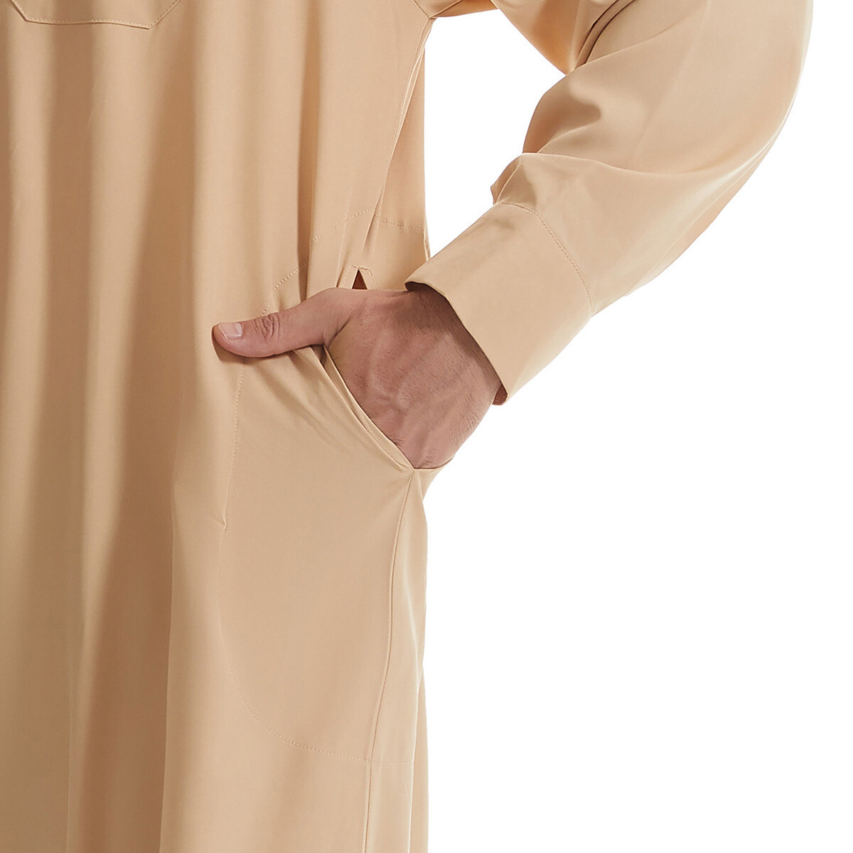 Islamic Men Long Robe Dishdash Thobe Saudi Jubba Kaftan Dubai Arabic Abaya Dress