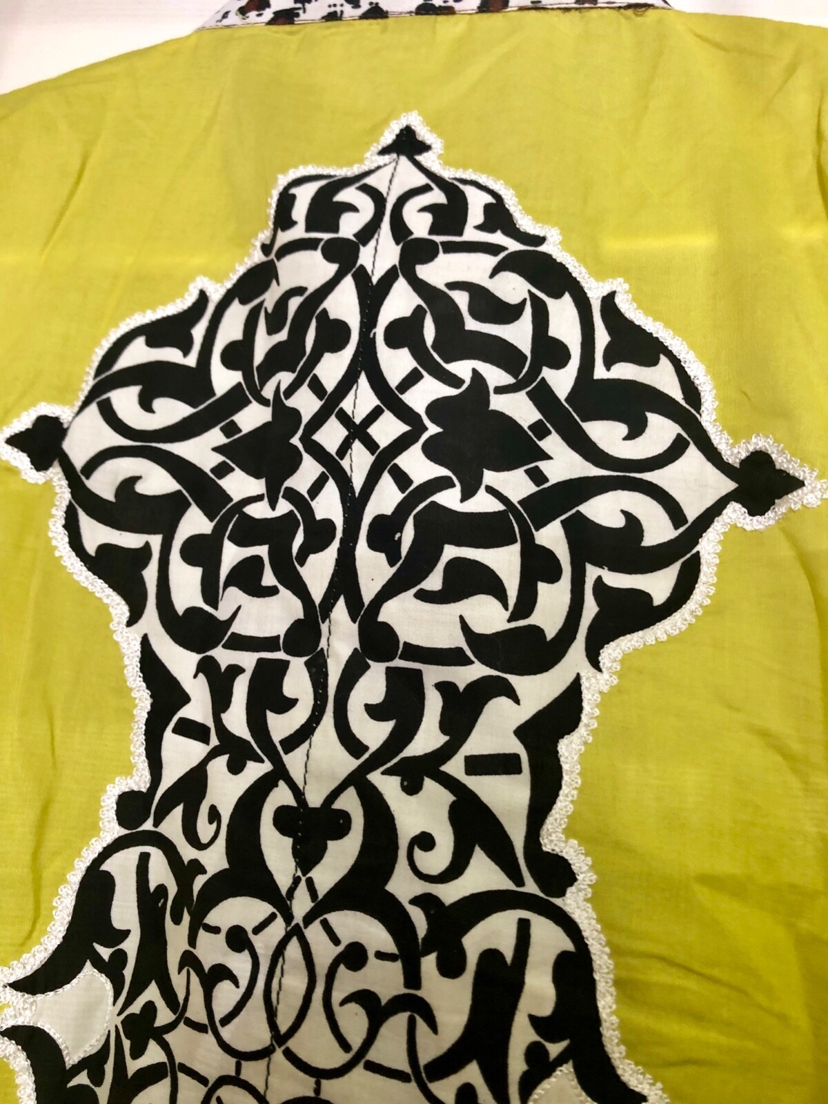 Pakistani Zahra Ahmad Bright Green Cotton Kurta with Zebra prints (Eid Sale)