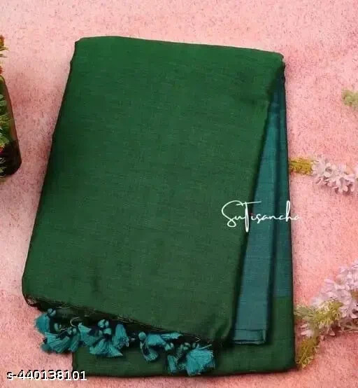 Beautifull handloom khadi saree
