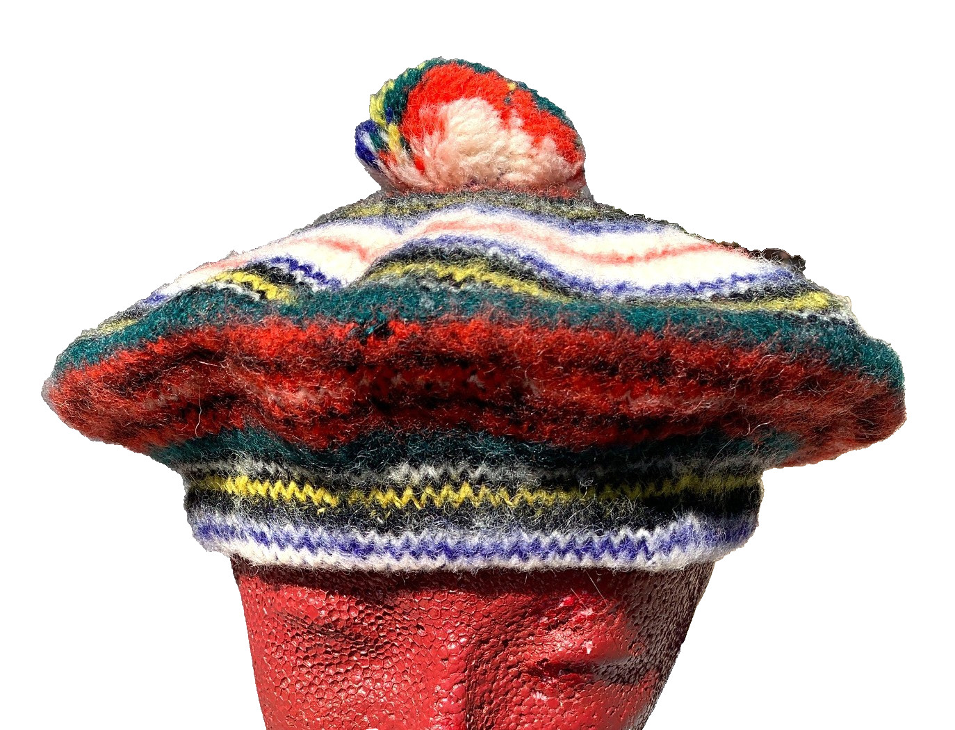 Vintage Dress Stewart Multicolor Wool Unisex Scottish Beret