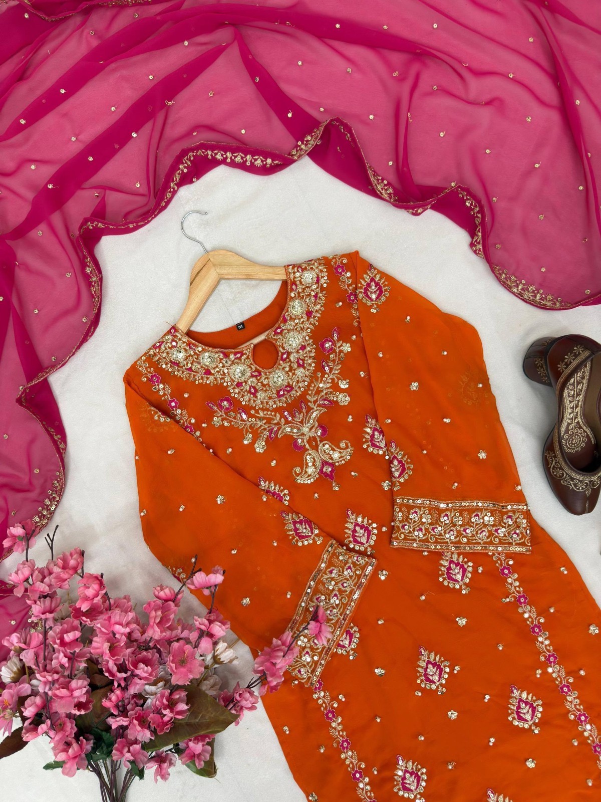 Designer Indian Pakistani kurti plazzo Bollywood Dress Party Wear Suit weddin