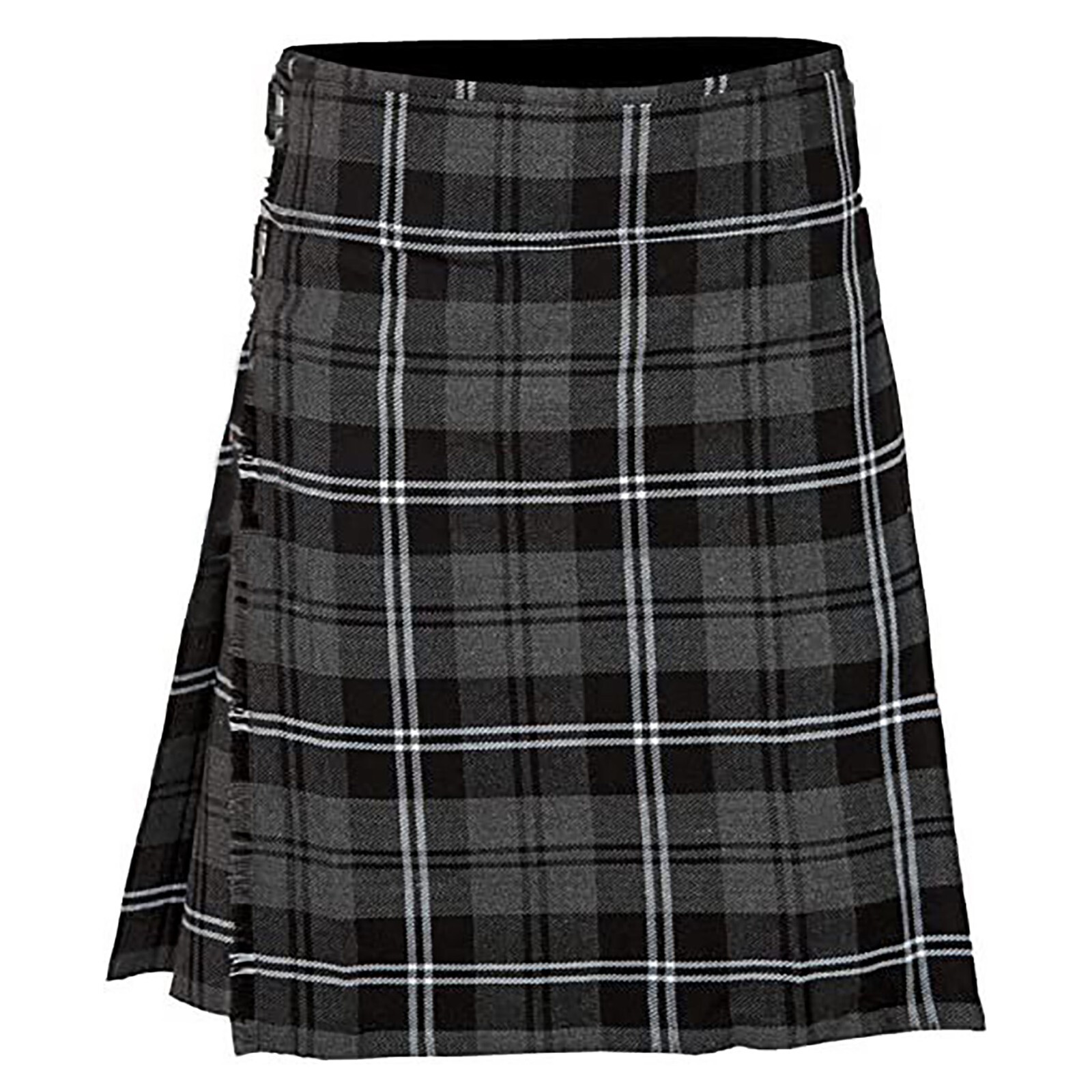 Scottish Tartan Kilt Granite 8 Yards Traditional Highlander Kilt Scottish Outfit