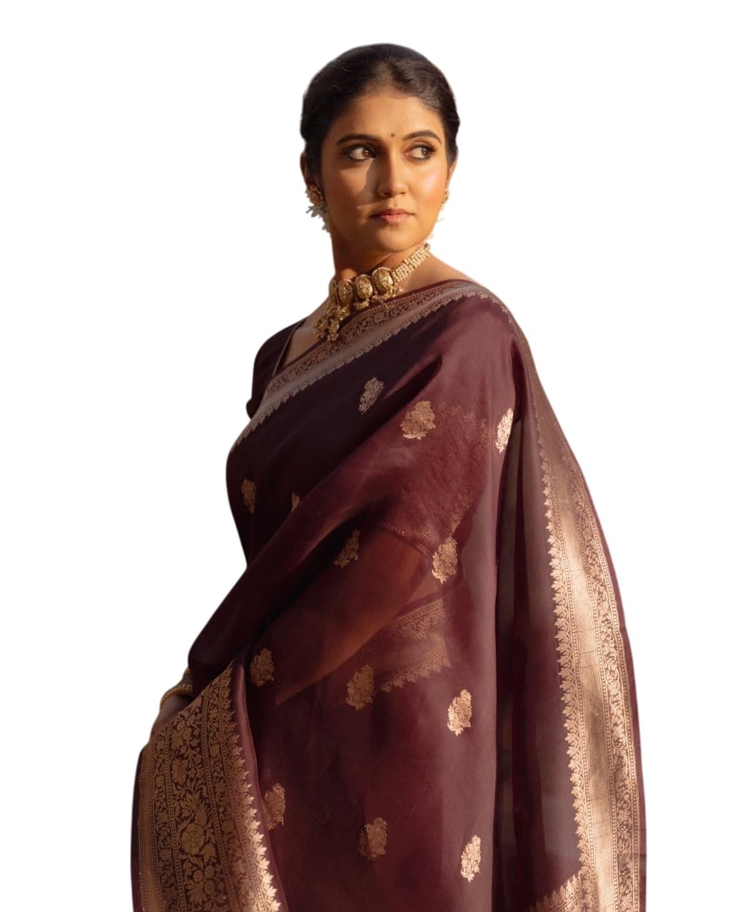 Women’s Beautiful Soft Silk Zari Weaving saree With Blouse Piece